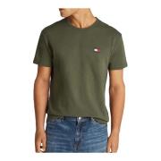 Tommy Jeans Grön Regular Fit Kortärmad T-shirt Green, Herr