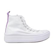 Converse Vita Tyg Sneakers med Gummisula White, Dam