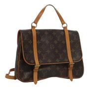 Louis Vuitton Vintage Pre-owned Canvas louis-vuitton-vskor Brown, Dam