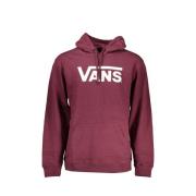 Vans Rosa Fleece Hoodie Sweatshirt Mysig Stil Red, Herr