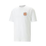 PUMA Återvunnen Bomull Grafisk T-shirt White, Herr