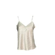 Molly Bracken Vit Polyester Tanktop Beige, Dam