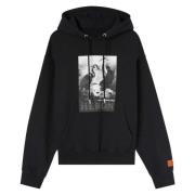 Heron Preston Grafiskt Tryck Sweatshirts & Hoodies Black, Herr