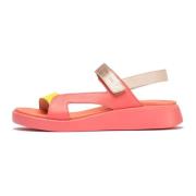 Wonders Sandalias Hali , Color: Naranja Multicolor, Dam