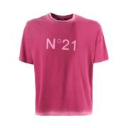 N21 T-Shirts Pink, Herr