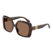 Dolce & Gabbana Stiliga solglasögon Dg4475 i brun Brown, Dam