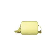 Coccinelle Gul Läder Crossbody Väska Stilren Yellow, Dam