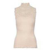 Rosemunde Feminin Spetstopp Cacao Beige, Dam