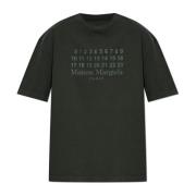 Maison Margiela T-shirt med tryckt logotyp Black, Herr