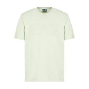 Emporio Armani EA7 Kortärmad Logot-shirt Beige, Herr