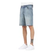 Armani Exchange Casual Denim Shorts för Män Blue, Herr