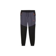 PUMA Polyester Joggers Svart Grå Ankelmudd Gray, Herr