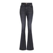 Balmain Boot-cut Jeans Black, Dam