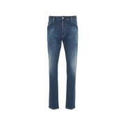 Dsquared2 Blå Slim-Fit Cool Guy Jeans Aw24 Blue, Herr