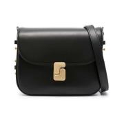 SOEUR Mini Bellissima Läder Crossbody Väska Black, Dam