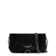 Zadig & Voltaire Kornat Läder Rockmodell Black, Dam