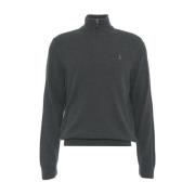 Polo Ralph Lauren Grå Ullstickad Tröja Aw24 Gray, Herr