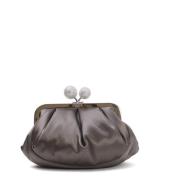 Max Mara Weekend Brun Liten Clutch med Kedjestropp Brown, Dam