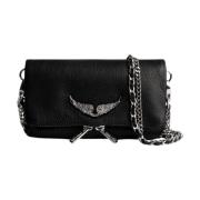 Zadig & Voltaire Nano Clutch i Rockstil Black, Dam