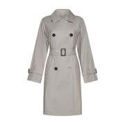 Max Mara Beige Bomull Trenchcoat Aw24 Beige, Dam