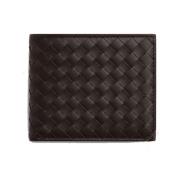 Bottega Veneta Brun Läder Bi-Fold Plånbok Brown, Herr