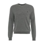 Polo Ralph Lauren Slim Fit Stickad Tröja Grå Aw24 Gray, Herr