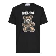 Moschino Stiliga T-shirts och Polos Blue, Herr