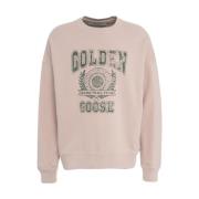 Golden Goose Rose Sweatshirt Ss25 Stilren Avslappnad Komfort Pink, Her...