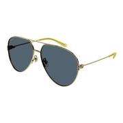 Gucci Stiliga solglasögon Gg1280S Yellow, Unisex