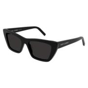 Saint Laurent Eleganta solglasögon för stilförbättring Black, Unisex