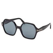 Tom Ford Stiliga solglasögon med unik design Black, Unisex