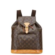 Louis Vuitton Vintage Pre-owned Canvas ryggsckar Brown, Dam