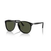 Persol Retro Solglasögon Black, Unisex