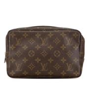 Louis Vuitton Vintage Pre-owned Canvas kuvertvskor Brown, Dam