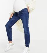 Mamalicious – Maternity – Mörkblå skinny jeans