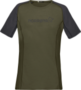 Norrøna Women's Fjørå Equaliser Lightweight T-Shirt Olive Night