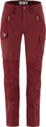 Fjällräven Women's Nikka Trousers Curved Bordeaux Red