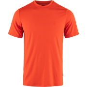 Fjällräven Men's Abisko Wool Short Sleeve Flame Orange