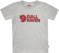 Fjällräven Kids' Fjällräven Logo T-Shirt Grey-Melange