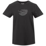 Bergans Women's Nordmarka Organic Cotton Print Tee Dark Shadow Grey/Da...