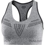 Salomon Women's Elevate Move'On Bra Deep Black/Heather/Reflective Silv...