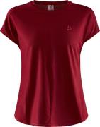 Women's Core Charge Rib Tee Rhubarb