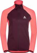 Women's Zeroweight Warm Hybrid Running Jacket Siesta/Winetasting
