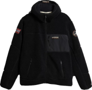 Napapijri Men's Yupik Full-Zip Fleece Hoodie Black