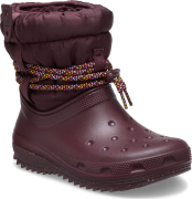 Crocs Women's Classic Neo Puff Luxe Boot Dark Cherry