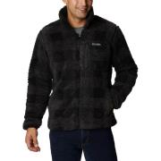 Men's Winter Pass Print Fleece Full Zip Black Check