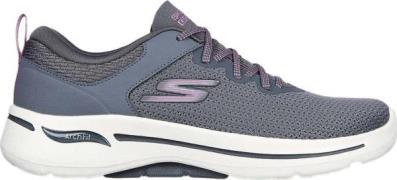 Skechers Women's Go Walk Arch Fit - Vibrant Look Charcoal