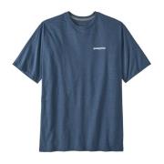 Patagonia Men's P-6 Logo Responsibili-Tee Utility Blue