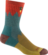 Darn Tough Men's Number 2 Micro Crew Midweight Hiking Sock Teal