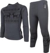 Lindberg Kids' Kåbdalis Merino Set Anthracite